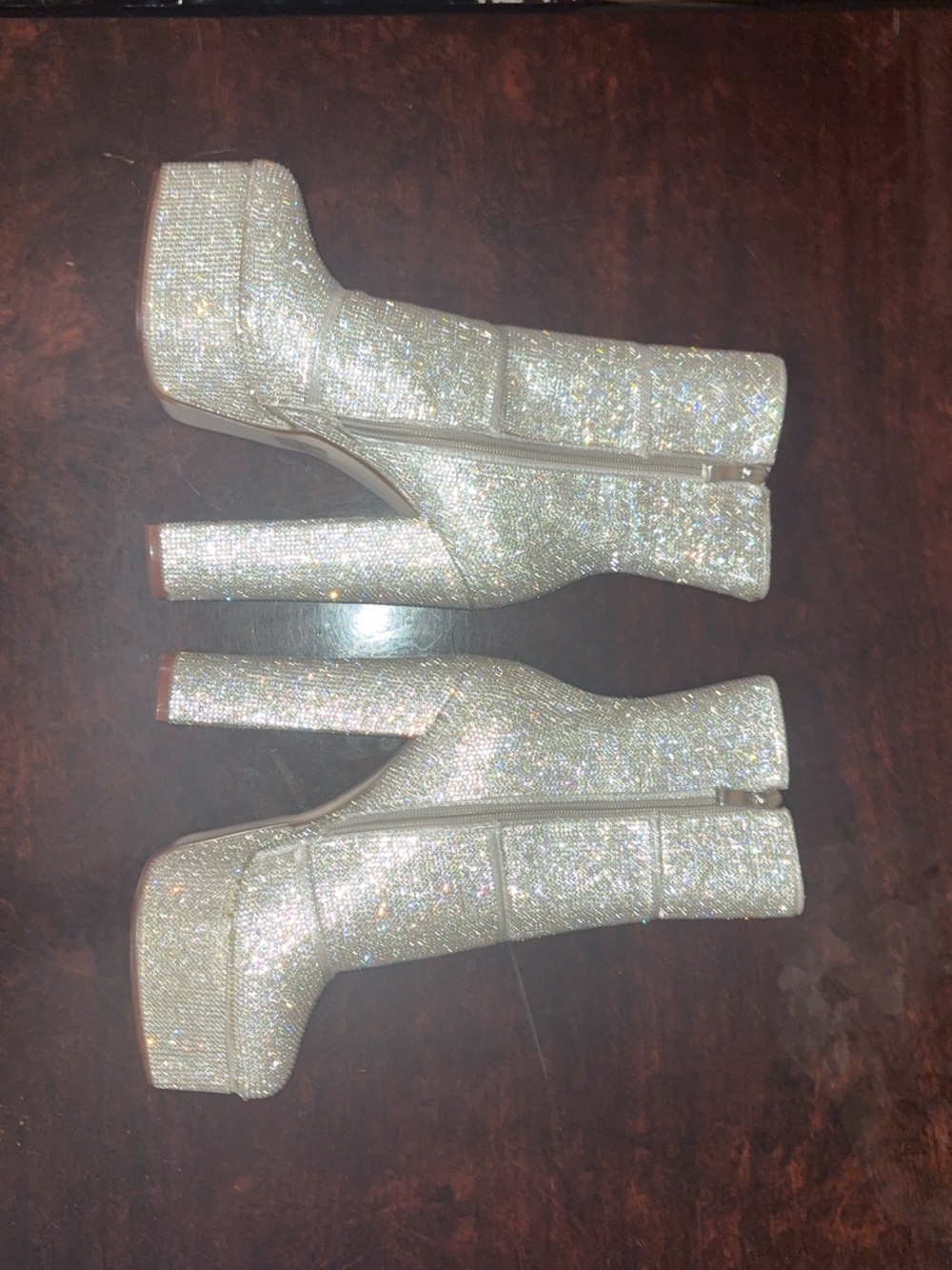 Azalea Wang Rhinestone Booties - Picture 3 of 7